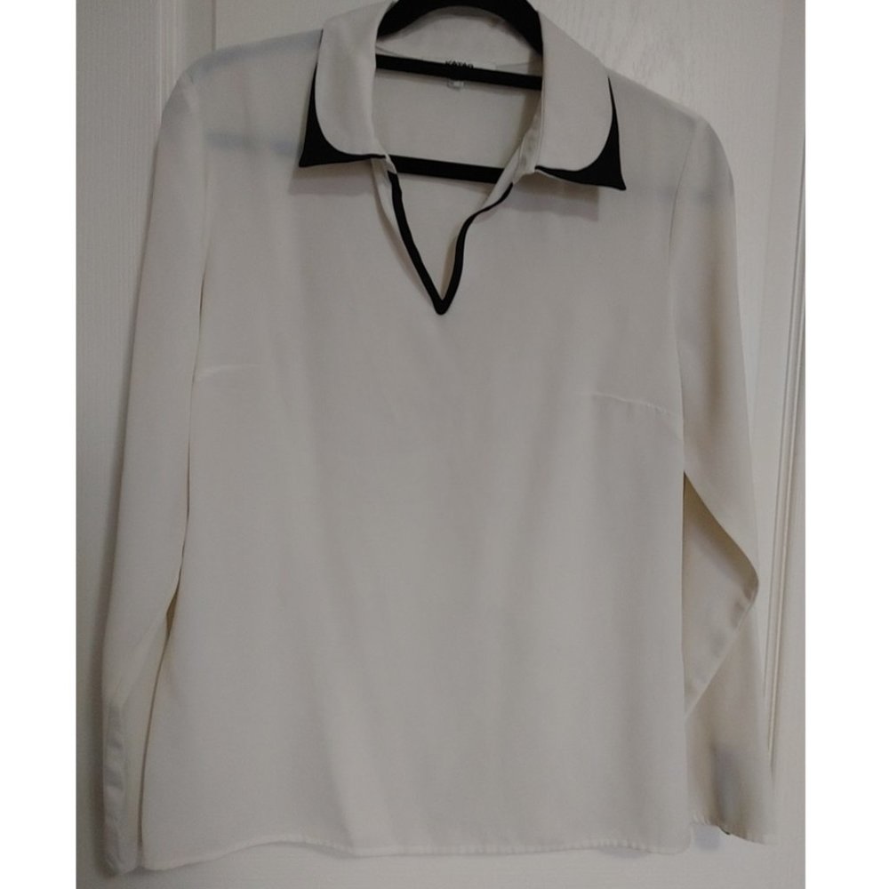 (10 us) KOTON LONG SLEEVES WHITE SHIRT